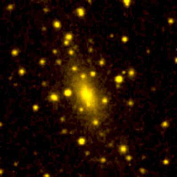 Optical telescope view of some of the galaxies in Abell 2029,